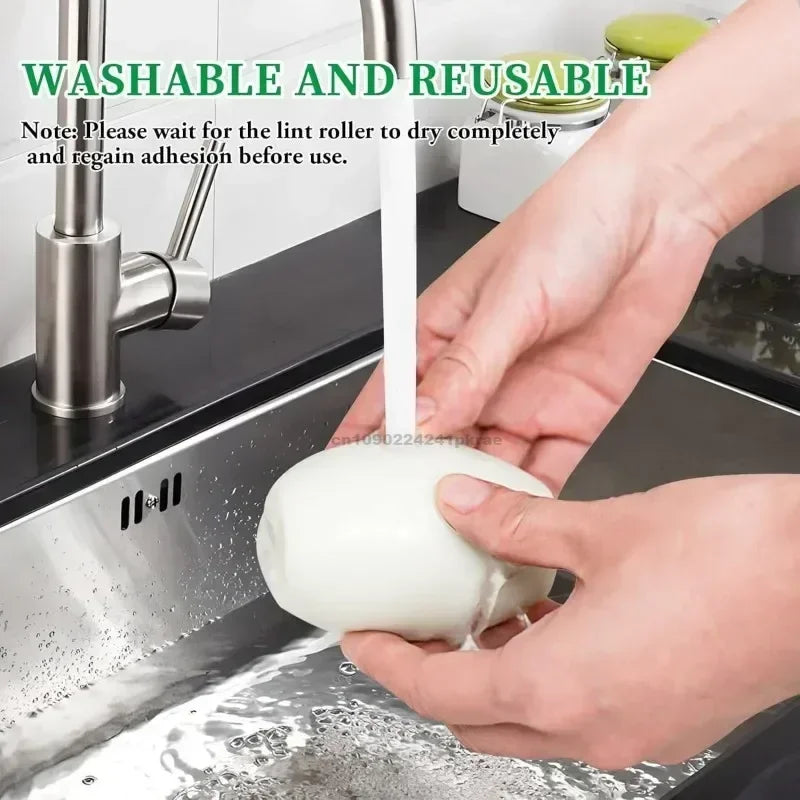 "Reusable Pet Hair Remover Roller – Washable Lint & Fur Cleaner for Clothes, Cats & Dogs"